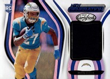2020 Panini Certified #40 Joshua Kelley New Generation Jerseys Mirror Blue Excel