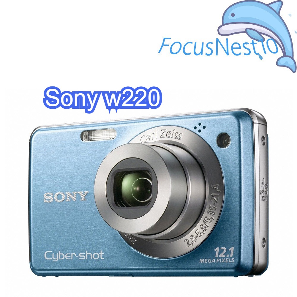 Sony Cyber-Shot DSC-W220 Digital Camera 12.1MP 4x Optical Zoom