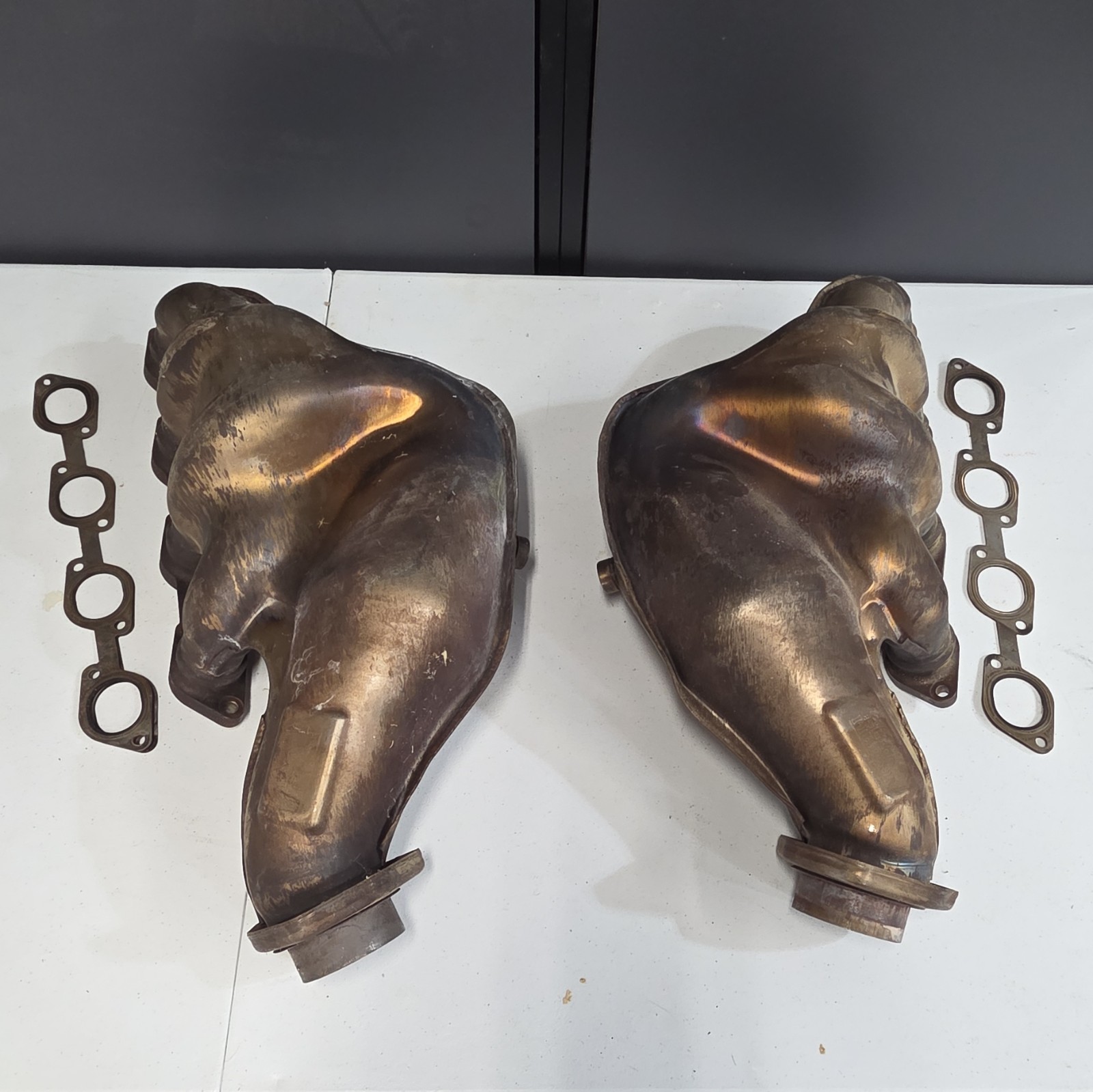 Ferrari F430 Spider 2005 Rear Right Exhaust manifolds Pair