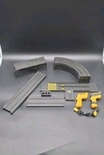 24 LOT Vtg Aurora AFX Slot Car Track Pieces: Straight, Curve, Start, Plug In  
