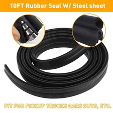 10ft Car Seal Rubber Trim Molding U Strip Door Edge Lock Protector All Weather