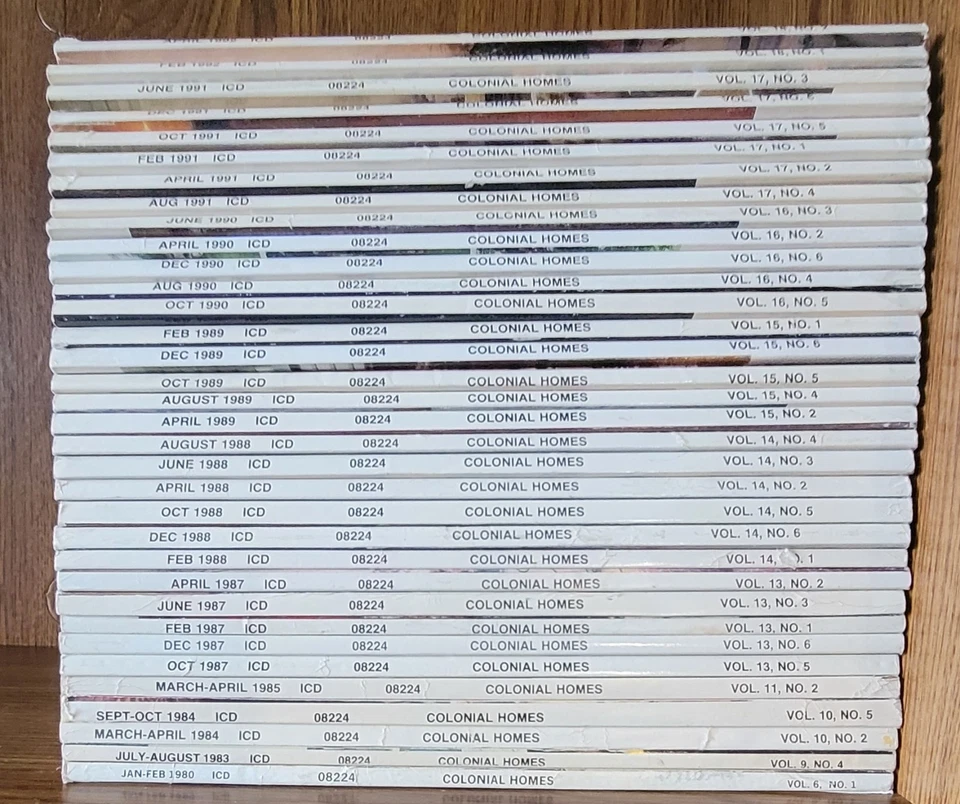 Lot of 34 Colonial Homes Magazines 1980-1992 - Image 3 of 4