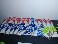Bulk lot of childs scissors - various brands - 27 pairs