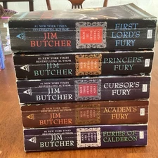 Lot 5 CODEX ALERA Series  ~  JIM BUTCHER  ~ Book # 1 -3, 5,6   Paperbacks
