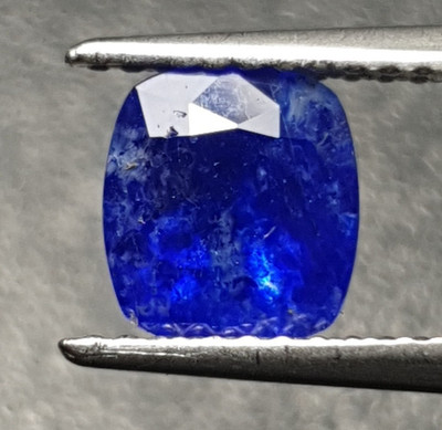 1.07 Crts Extremely Rare Blue Hauyne & Lazurite dots in Albite from Badakshan 