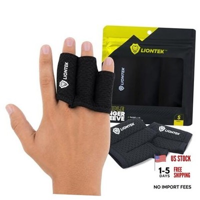 Flow Finger Sleeve V3 Pair   Joint Support & Compression for Small Triple