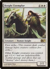 MTG Knight Exemplar  - Magic 2011 #020