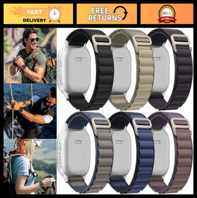 6 Pack Soft Sport Loop Bands for Apple Watch 49mm 46mm 45mm 44mm - Men & Women