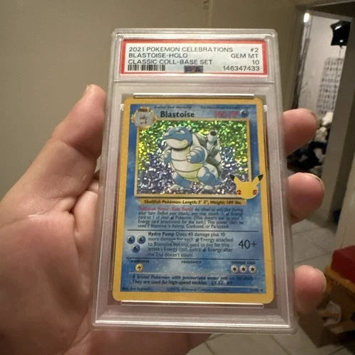 PSA 10 Celebrations Blastoise Holo Classic Collection #2 Pokemon 2021