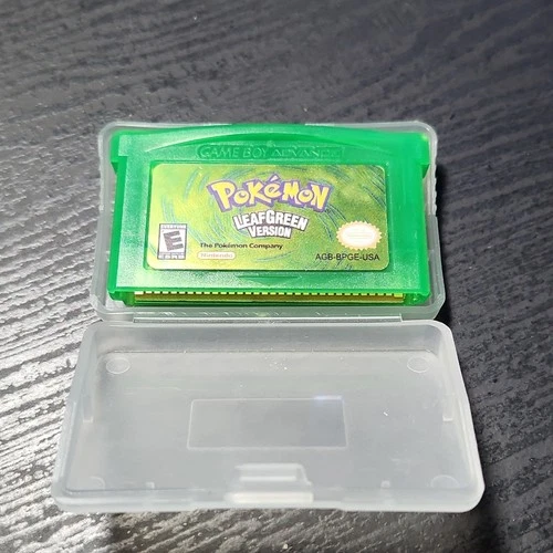 Nintendo Pokémon LeafGreen Version Game Boy Advance RPG E-Everyone