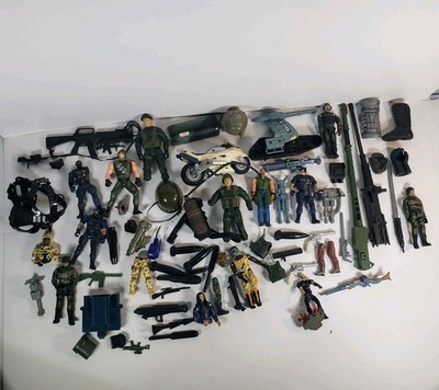 G.I. Joe, Chap Mei, & Other Brands Lot of Figures, Accessories, & Weapons *Read 