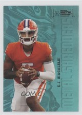 2022 Skybox Metal Universe Champions Shredders Aqua DJ Uiagalelei #108 8d2