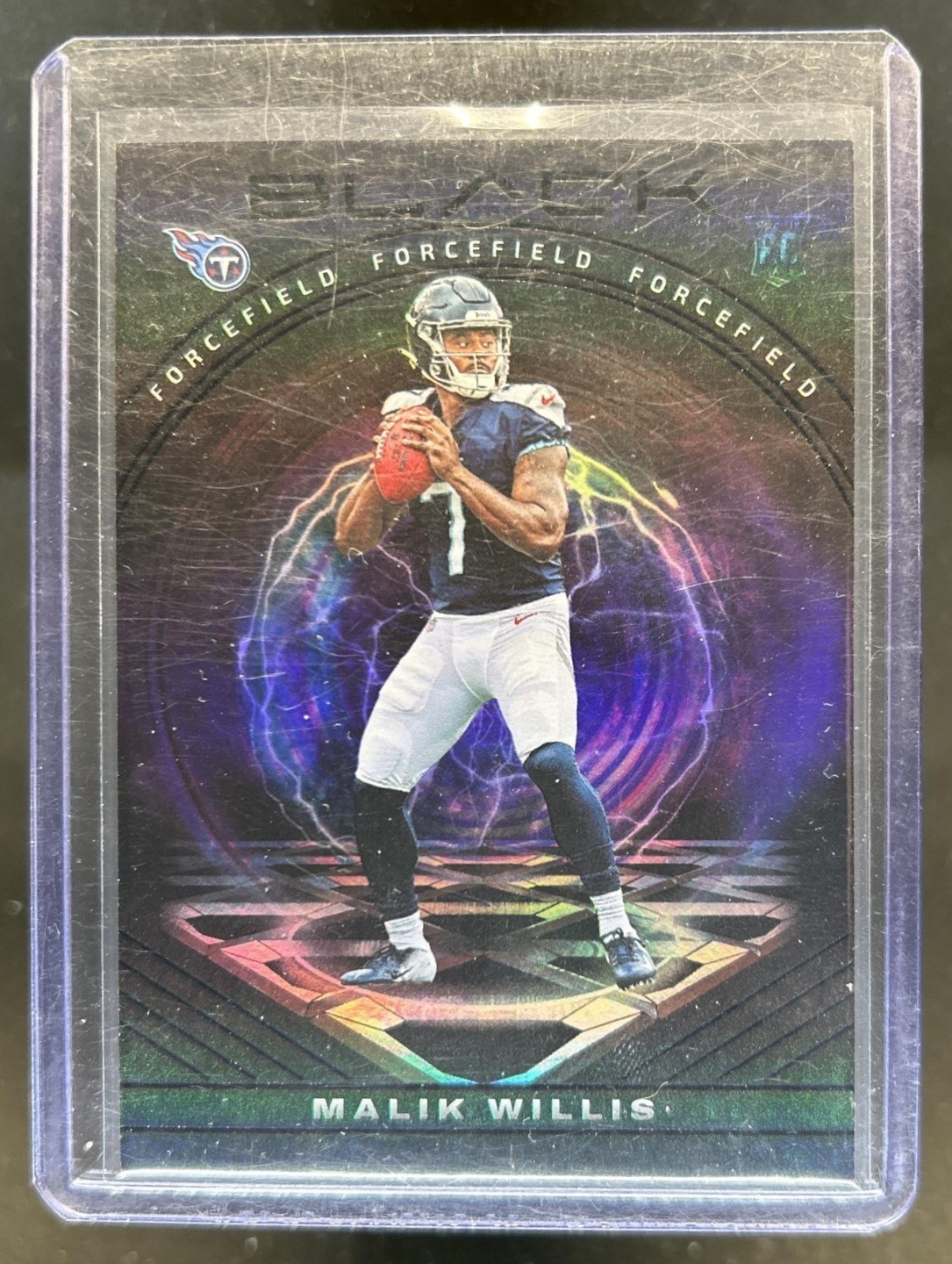 2022 Panini Black Malik Willis ForceField Rookie RC #FF-18 Titans