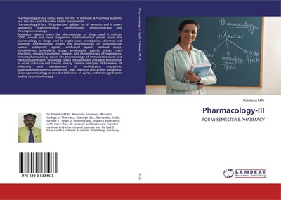 Pharmacology-III FOR VI SEMESTER B.PHARMACY Palaksha M. N. Taschenbuch Paperback