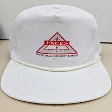 Vintage Paces Pro Alignment Auto Fat Rope Trucker Hat Snapback Cap