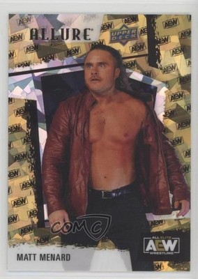 2022 Upper Deck Allure AEW AEW Logo 95/299 Matt Menard #86 Rookie RC 2d8