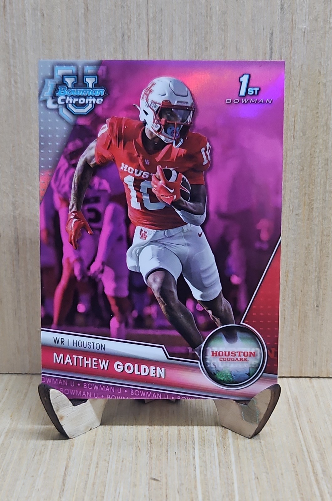 2023 Bowman University Chrome - Matthew Golden #88 Pink Refractor (RC)