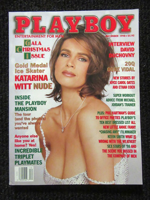 Vtg Playboy Dec 1998 Triplets Playmate Centerfold!! We Combine Shipping!!