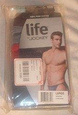 LIFE BY JOCKEY UNDERWEAR FOR MEN 5 STRING BIKINIS NEW IN PACKAGE