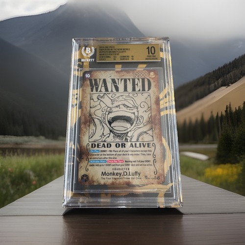 Monkey.D.Luffy (Wanted Poster) graded BGS 10 for sale on eBay
