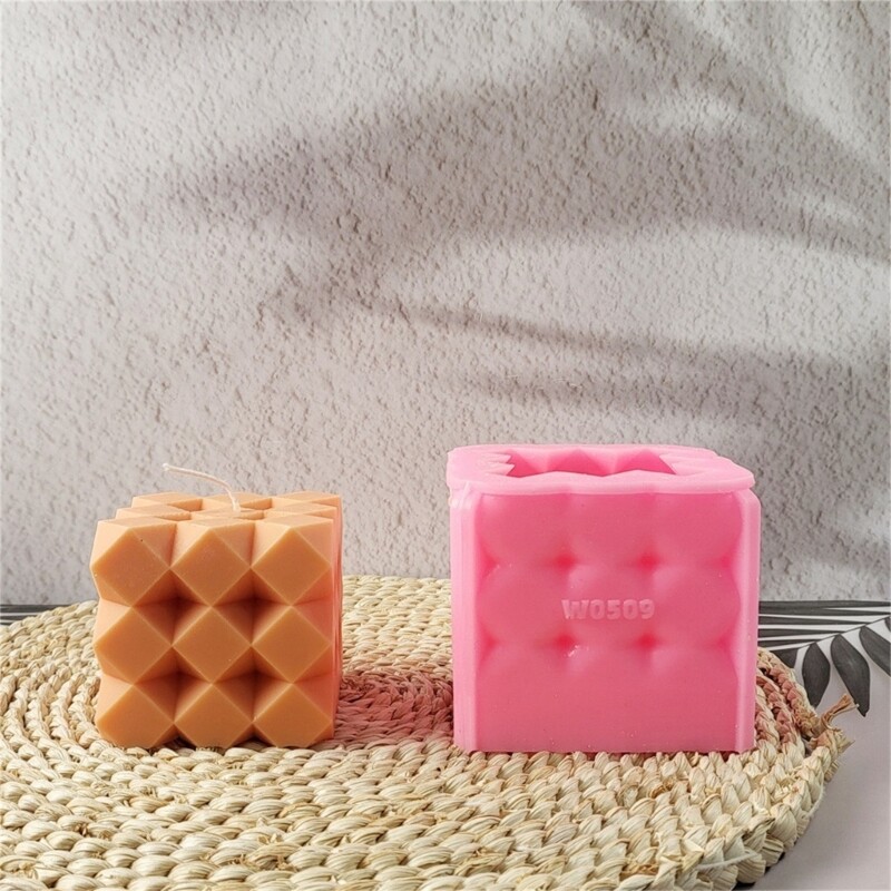 Silicone Cube Molds for Resin Plaster and Ornaments