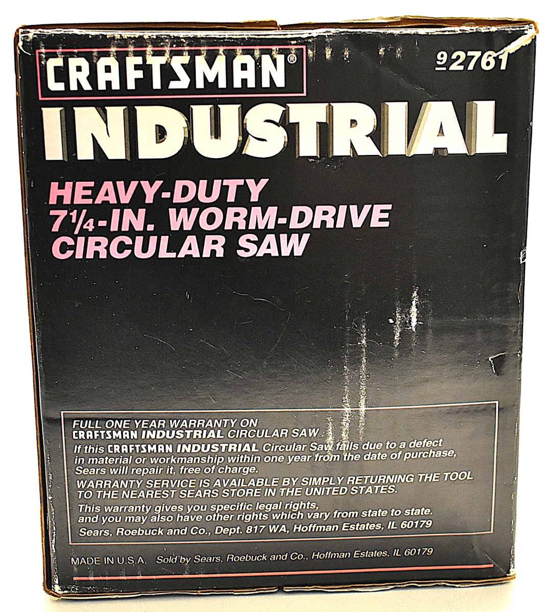 NEW Vtg Sears CRAFTSMAN 7-1/4