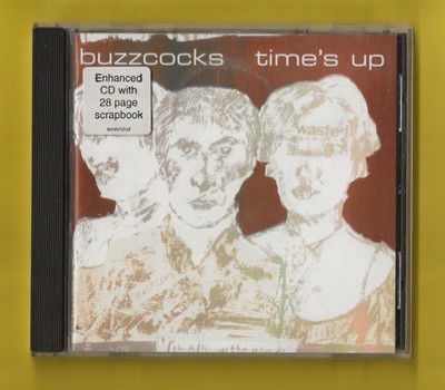 BUZZCOCKS TIME'S UP ENHANCED CD MIT LIVE ACTION PLUS 28 SEITEN SCRAPBOOK 1991