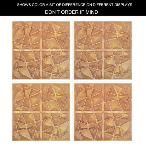 Vintage Pattern Tin Ceiling Tiles Modern design PLM101 Vintage brown gold 10pcs - Picture 8 of 24