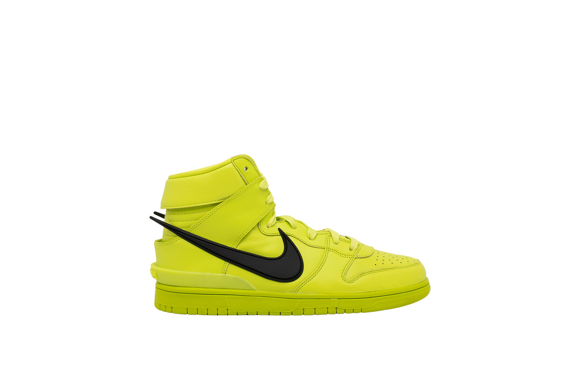 Nike Dunk High AMBUSH Flash Lime for Sale | Authenticity