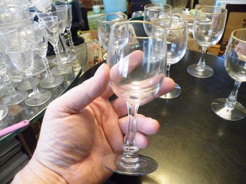 Set of 5 Fostoria CLASSIC Gold Wine Stems 6080 MINT - Picture 4 of 6