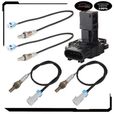 For 09-14 Cadillac Escalade 4pcs Oxygen o2 02 Sensor + Mass Airflow MAF Sensor