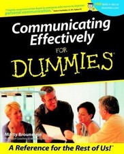 Communicating Effectively For Dummies 9780764553196 by Brounstein, Marty