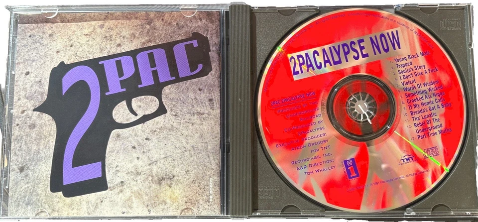 2Pac 2Pacalypse Now CD 1998 Tupac Shakur  Rap Hip-Hop Explicit Foto 3 de 4