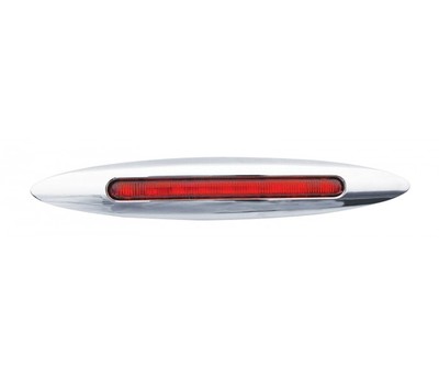 Flatline Slim Marker Light - Red LED (9 Diodes) w/ Red Lens