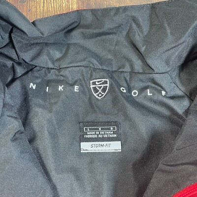 NIKE STORM-FIT 10 Men's Golf Waterproof Short Sleeve 1/4 Zip Pull