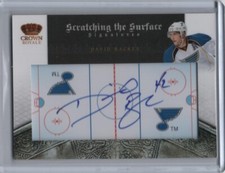 2010-11 Crown Royale Scratching the Surface Autograph #27 David Backes 94/100