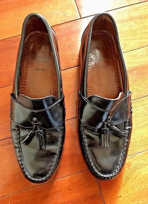 Allen Edmonds Stowe Black Leather Tassel Loafers size 8 E wide Allen Edmonds Stowe Tassel Loafers Men main image 4