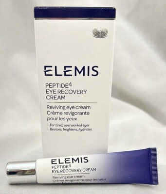 ELEMIS Peptide4 Eye Recovery Cream .5 oz Revives, Hydrates, Brightens Eyes NIB!!