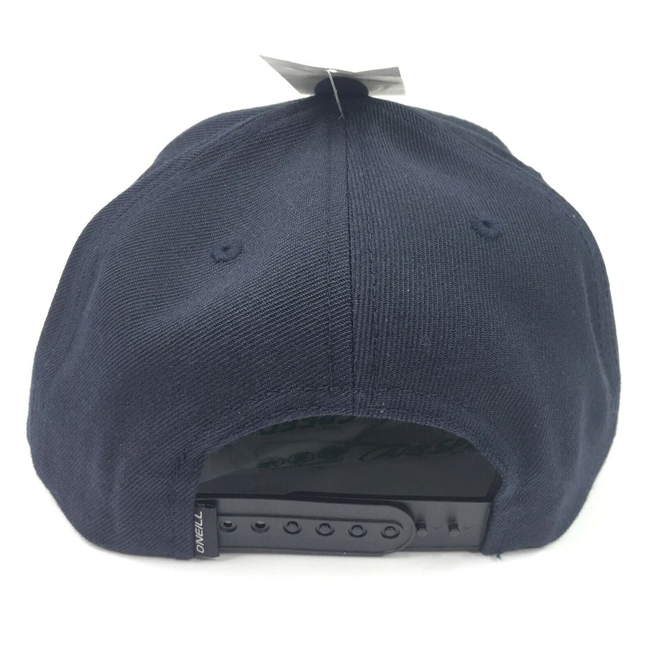O'neill Snapback Hat Yupoong Wool Dark Blue With Embroidered Logo Cap BRAND NEW - Image 2 of 4