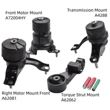 4x Auto trans Engine Motor + Transmission Mount For Toyota Camry 2012-2017 2.5L