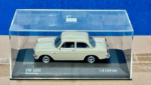 VW Typ 3 1600 – 1:43 – Minichamps – hellbeige – OVP – 430 055300 - Bild 3 von 5