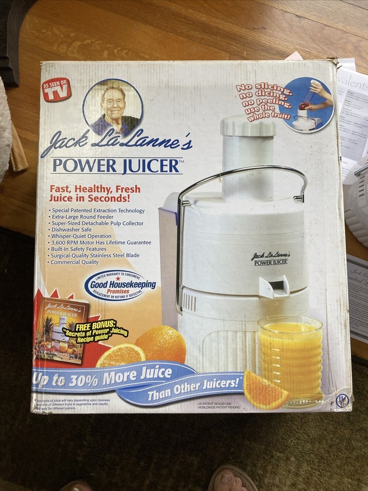 Jack LaLanne's POWER JUICER Electric Juice Extractor Machine CL003AP w