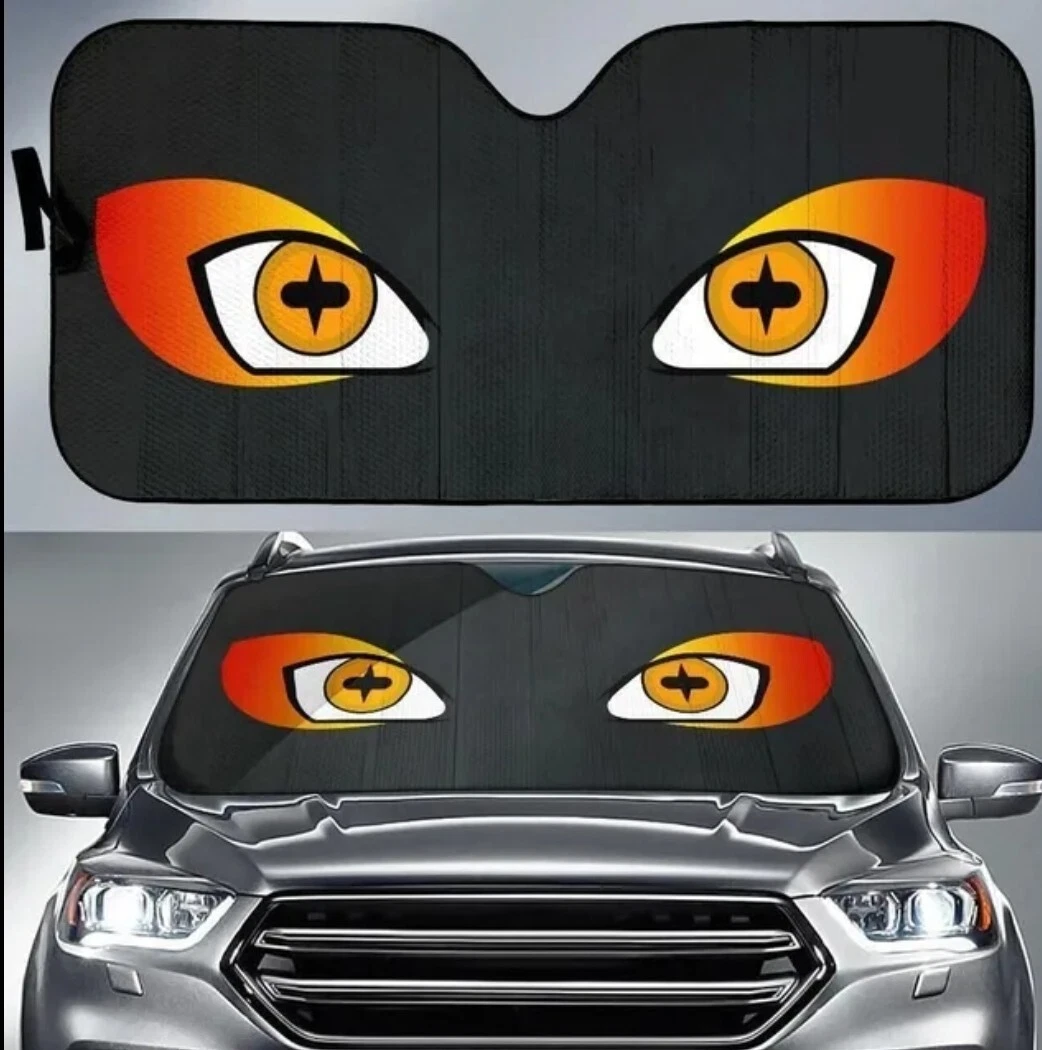 Narutoo Sunshade Sage Mode Car Sun Protection Windshield Auto Accessory