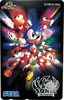【未使用】セガ　非売品　ソニック・ザ・ファイターズ　ウォールプレート　1996 未使用】セガ 非売品 ソニック・ザ・ファイターズ ウォールプレート