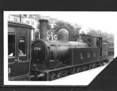 LMS - EX LONDON & NWR - COAL TANK 0-6-2T  - NO. 7700 - VINTAGE IMAGE # L8662