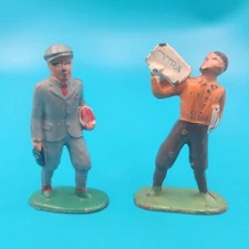 VINTAGE BARCLAY #616 SCHOOLBOY + #621 NEWS BOY - BOTH ORIGINAL AND NICE