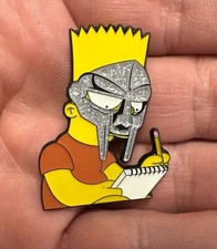 MF DOOM - Barz Simpson Enamel Pin V2