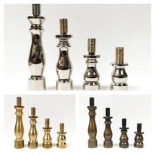 Lamp Parts-LAMP SHADE/FINIAL RISERS-4 Sizes, 3 Finishes-1/4-27 (1-PC.)