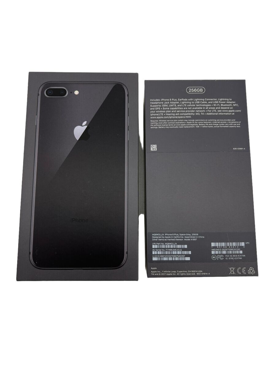 Apple iPhone 8 Plus Space Gray 256GB - BOX ONLY | eBay Apple iPhone 8 Plus Space Gray 256GB - BOX ONLY | eBay