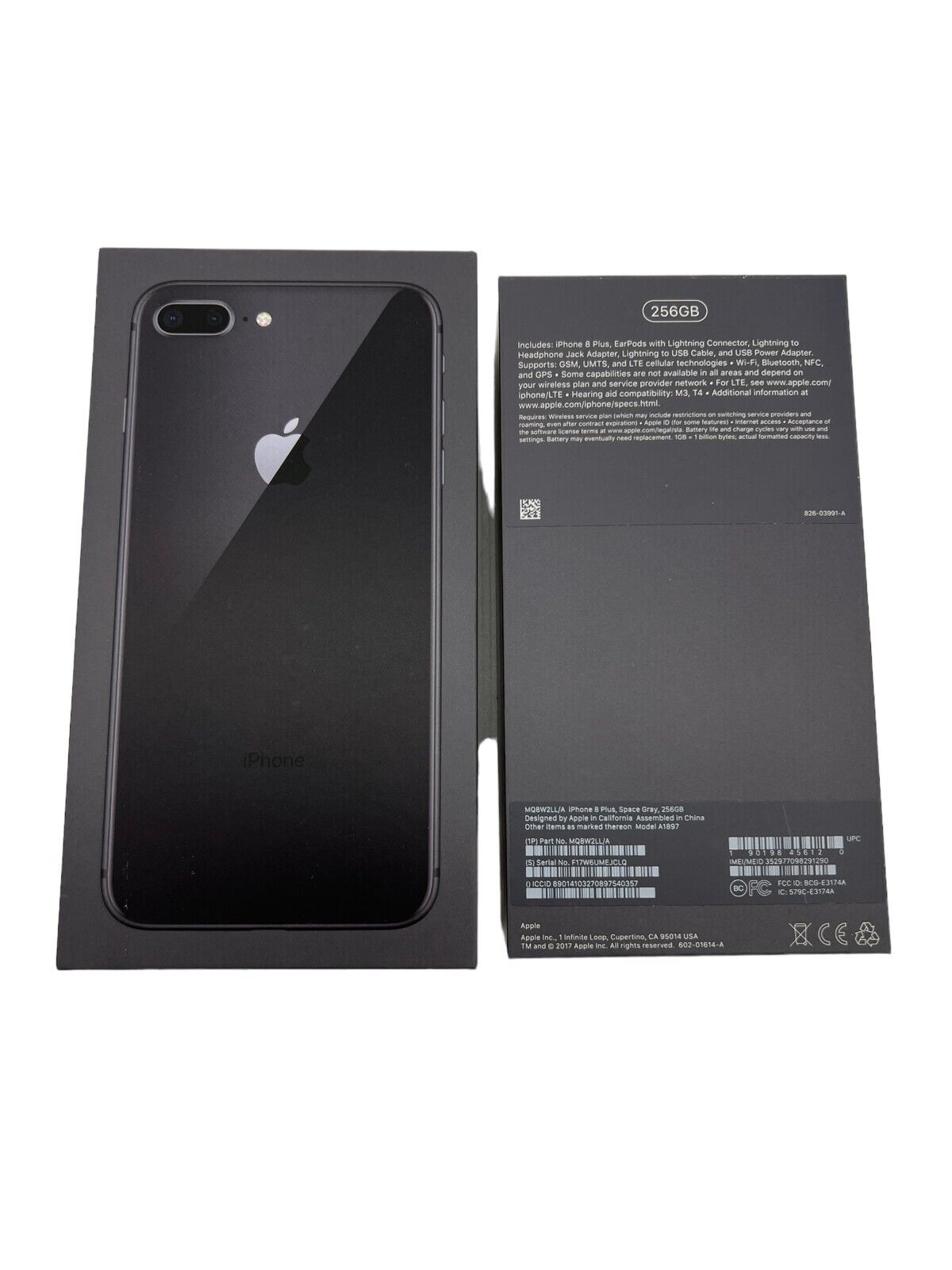 アイフォンiPhone 8 Plus Space Gray 256GB